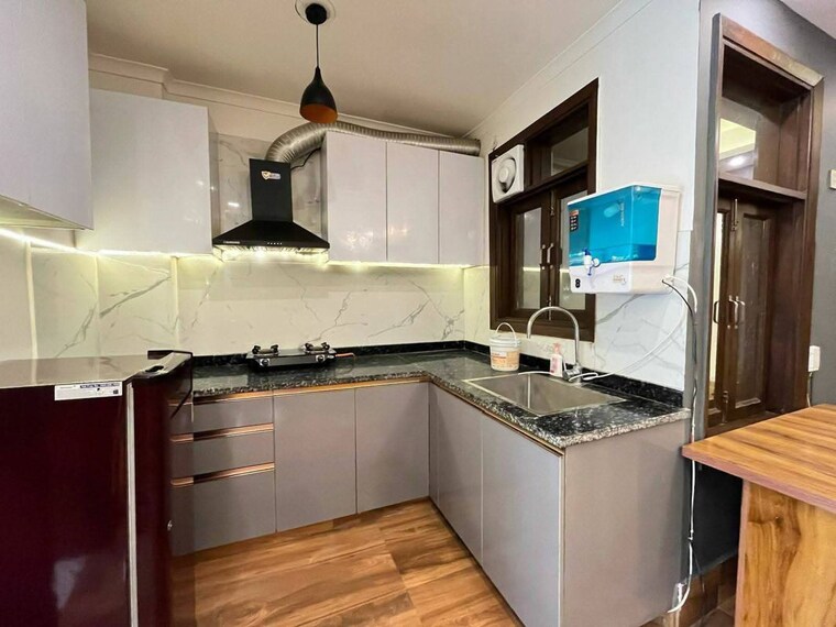 Kitchen, saket 2 Bedroom 1000 Sq.Ft. Builder Floor In Saket Delhi 10386439