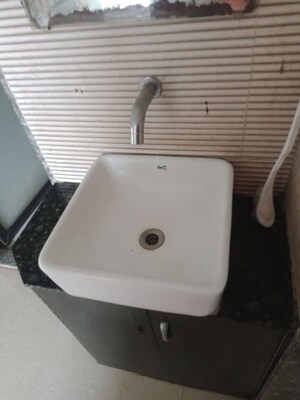 Washroom in 3 BHK Apartment at Ankodiya – for Rent