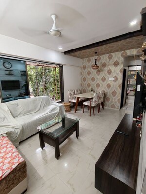 Living Room in 2 BHK Apartment at Aditya Eksar Kavita, Borivali West – for Sale