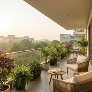 Balcony in 3.5 BHK Builder Floor at M3M Soulitude, Sector 89 – for Sale