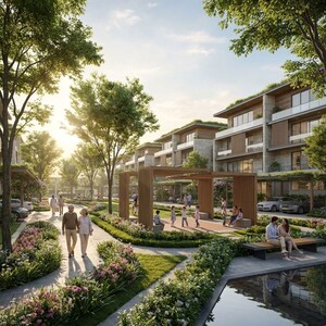3.5 BHK Builder Floor – Exterior View View at M3M Soulitude, Sector 89 - for Sale