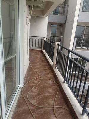 Balcony in 3 BHK Apartment at Pareena Express Heights, Sector 99 – for Rent