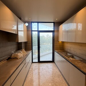 Kitchen in 3 BHK Apartment at Godrej Meridien, Mohammad Heri Village – for Rent
