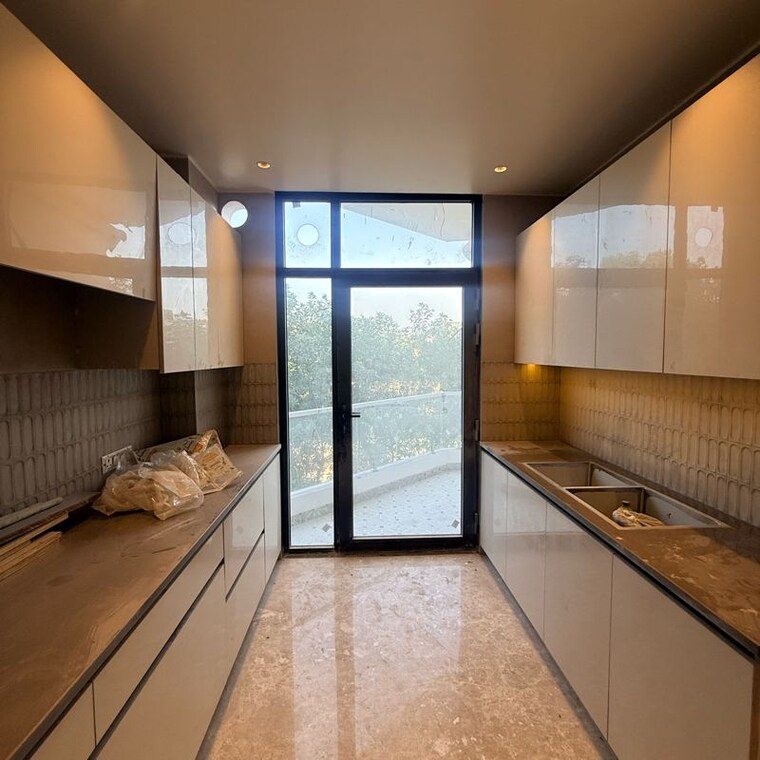 Kitchen, godrej-meridien 3 Bedroom 1855 Sq.Ft. Apartment In Mohammad Heri Village Gurgaon 10386656