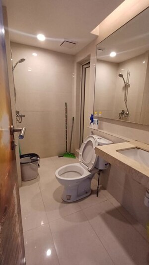 Bathroom in 3 BHK Apartment at Hiranandani Estate Hill Grange, Ghodbunder Road – for Rent