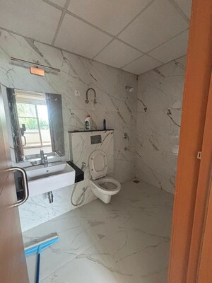 Bathroom in 3 BHK Apartment at Omaxe Lake, North Mullanpur – for Sale
