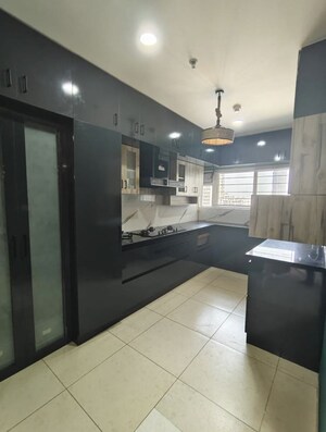 Kitchen in 3 BHK Apartment at Prestige High Fields, Gachibowli – for Rent