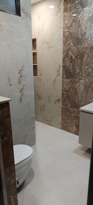 Bathroom in 3 BHK Builder Floor at Sushant Lok ii – for Rent