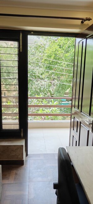 Balcony in 3 BHK Builder Floor at Sushant Lok ii – for Rent