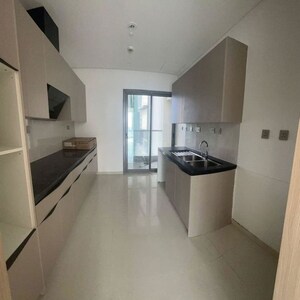 Kitchen in 4 BHK Apartment at Rustomjee Crown, Prabhadevi – for Rent