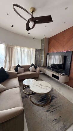 3 BHK + Servant Room,Study Room Apartment For Rent in Lodha The World Towers World One Tier 2