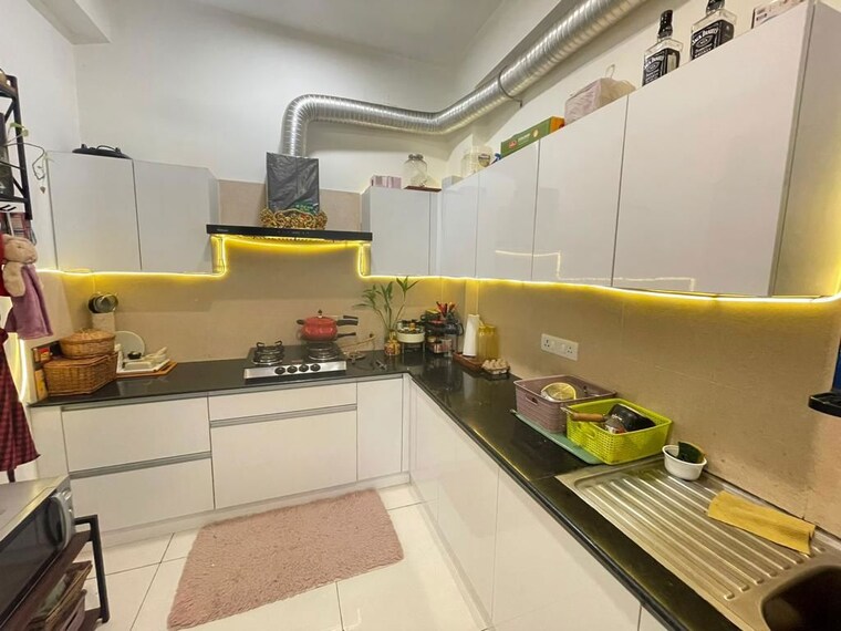 Kitchen, barnala-green-lotus-avenue 3 Bedroom 1450 Sq.Ft. Apartment In Ambala Highway Zirakpur 10386839
