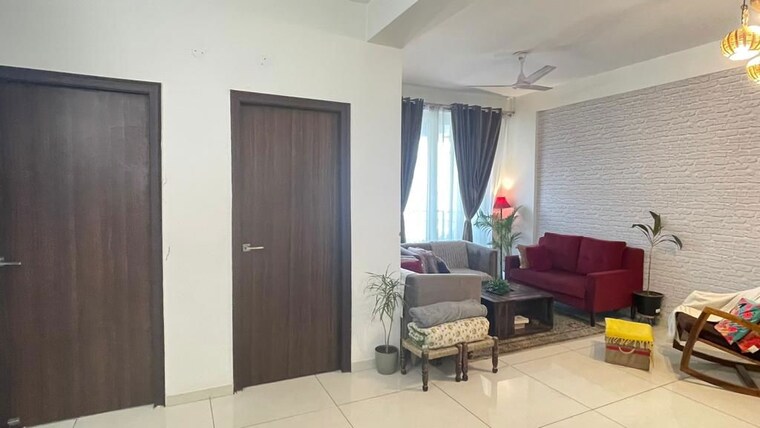 Living Room, barnala-green-lotus-avenue 3 Bedroom 1450 Sq.Ft. Apartment In Ambala Highway Zirakpur 10386839