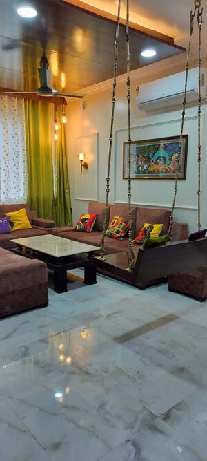Living Room in 3 BHK Apartment at Dwarka – for Rent