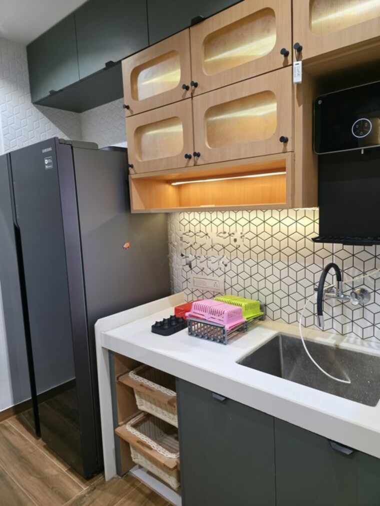 Kitchen, dosti-eastern-bay 3.5 Bedroom 1530 Sq.Ft. Apartment In Wadala Mumbai 10386877