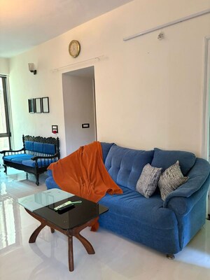Living Room in 2 BHK Apartment at Jalvaiyu Vihar, Kharghar – for Rent