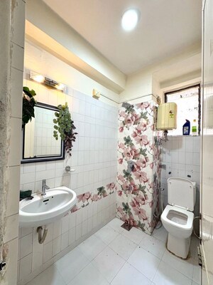 Bathroom in 2 BHK Apartment at Jalvaiyu Vihar, Kharghar – for Rent