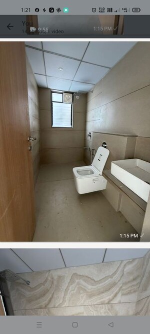 Bathroom in 3 BHK Apartment at Nandan Prospera Gold, Balewadi – for Rent