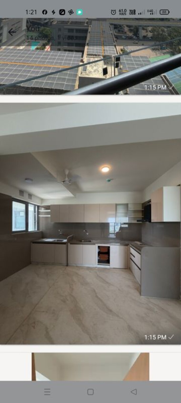 Kitchen, nandan-prospera-gold 3 Bedroom 1350 Sq.Ft. Apartment In Balewadi Pune 10386986