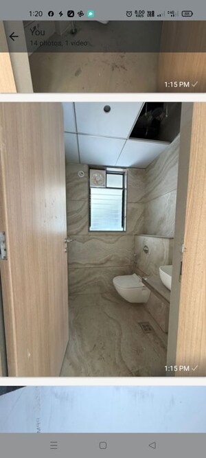 Bathroom in 3 BHK Apartment at Nandan Prospera Gold, Balewadi – for Rent