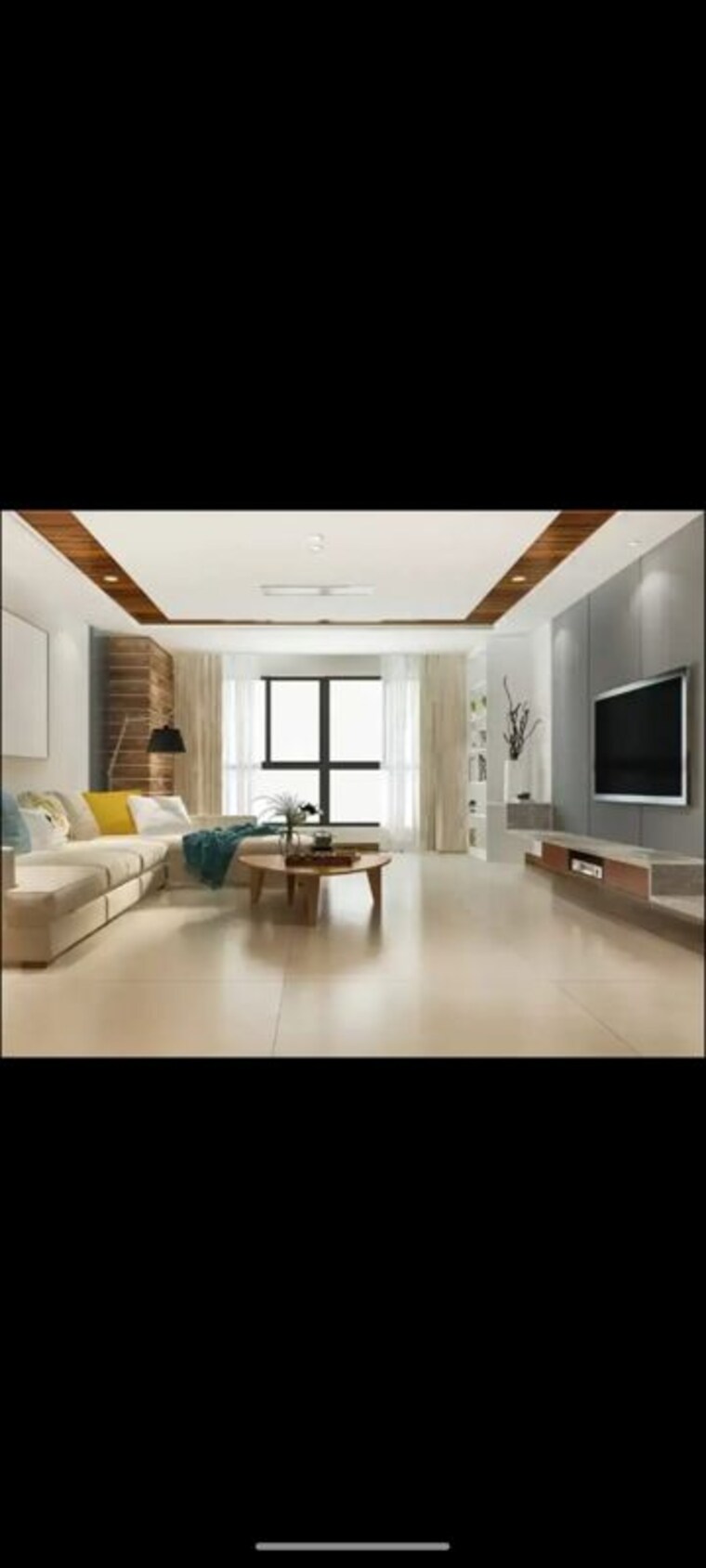 Living Room, dosti-planet-north-phase-2-dosti-jade 2 Bedroom 661 Sq.Ft. Apartment In Shilphata Thane 10387013