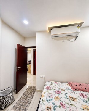 Bedroom in 3 BHK Apartment at Prestige High Fields Gachibowli, Gachibowli – for Rent