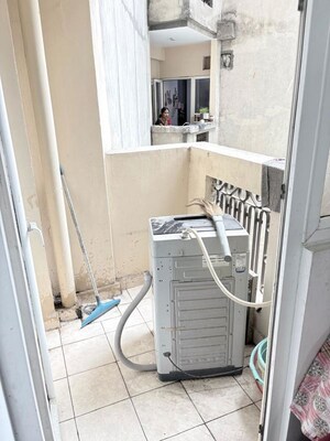 Balcony in 3.5 BHK Apartment at Assotech Windsor Court, Sector 78 – for Rent