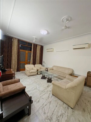 Living Room in 3 BHK Builder Floor at Kalkaji – for Rent