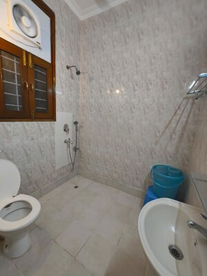 Bathroom in 3 BHK Builder Floor at Kalkaji – for Rent