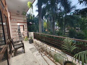 Balcony in 3 BHK Builder Floor at Kalkaji – for Rent