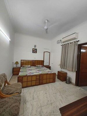 Bedroom in 3 BHK Builder Floor at Kalkaji – for Rent