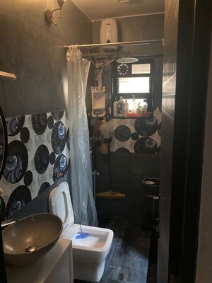 Bathroom in 2 BHK Apartment at Olympic Towers, Andheri West – for Rent