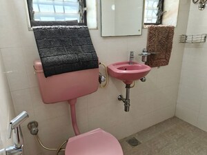 Bathroom in 2 BHK Apartment at Sunder Apartments, Chembur – for Rent