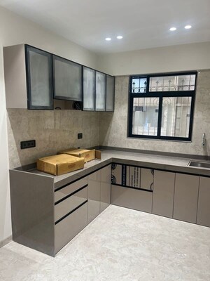 Kitchen in 1 BHK Apartment at Raj Tulsi City, Badlapur East – for Sale