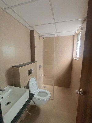 Bathroom in 2 BHK Apartment at Runwal The Central Park, Chinchwad – for Rent