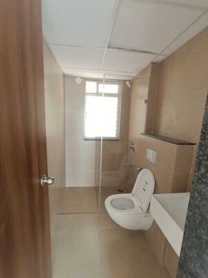 Bathroom in 2 BHK Apartment at Runwal The Central Park, Chinchwad – for Rent