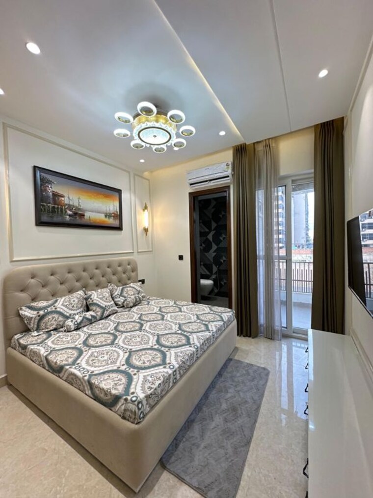 Bedroom, dhakoli 3 Bedroom 1800 Sq.Ft. Builder Floor In Dhakoli Zirakpur 10387167