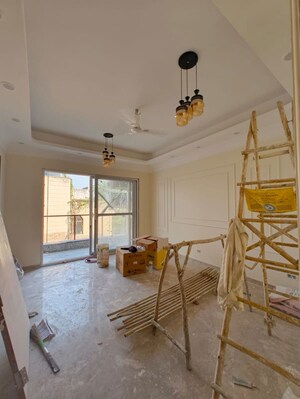 Living Room in 3 BHK Builder Floor at Chittaranjan Park – for Sale