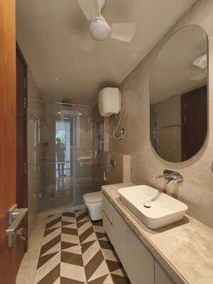 Bathroom in 3 BHK Builder Floor at Greater Kailash Part 3 – for Rent
