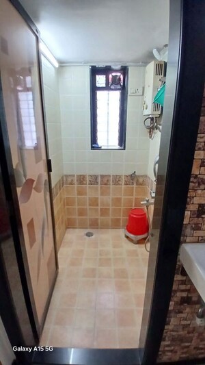 Bathroom in 2 BHK Apartment at Yashodham Complex, Goregaon East – for Rent