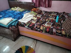 Bedroom in 1 BHK Independent House at Omaxe NRI City Apartments, Omega Ii Greater Noida – for Rent