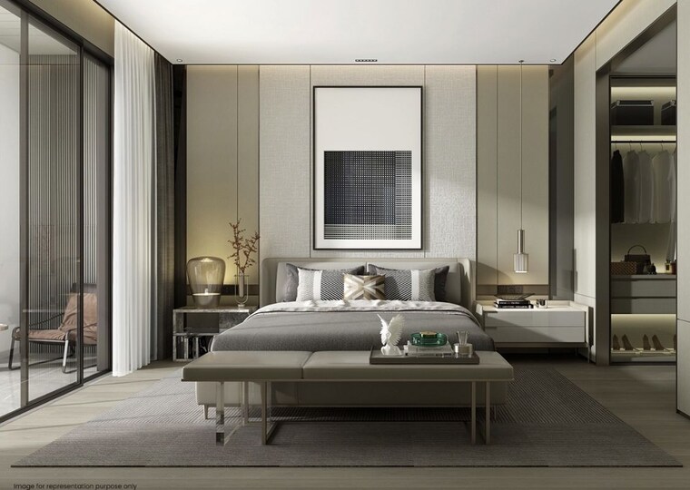 Bedroom, nahar-amrit-shakti 3 Bedroom 1000 Sq.Ft. Apartment In Chandivali Mumbai 10387250