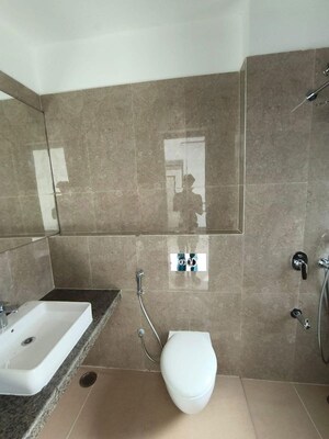 Bathroom in 3 BHK Apartment at Sunteck City Avenue 1, Goregaon West – for Rent