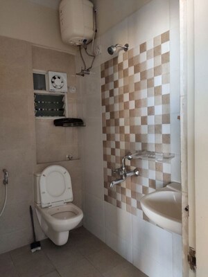 Bathroom in 3 BHK Apartment at G M Reddys Royale Apartments, Bellandur – for Rent