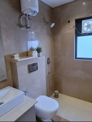 Bathroom in 3 BHK Builder Floor at Suncity Vatsal Valley, Gwal Pahari – for Sale