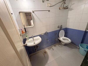 Bathroom in 3 BHK Apartment at Everest World Solitare, Kolshet Road – for Rent
