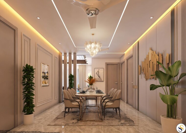 Living Room, south city 2 4 Bedroom 500 Sq.Yd. Builder Floor In South City 2 Gurgaon 10387423
