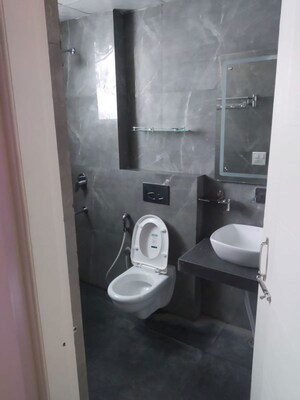 Bathroom in 3 BHK Apartment at La Prisma, Dhakoli – for Rent