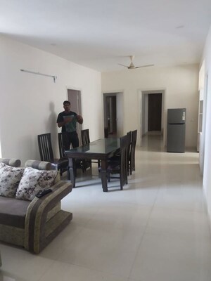 Living Room in 3 BHK Apartment at La Prisma, Dhakoli – for Rent