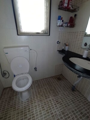 Bathroom in 3 BHK Apartment at Pimple Saudagar – for Sale